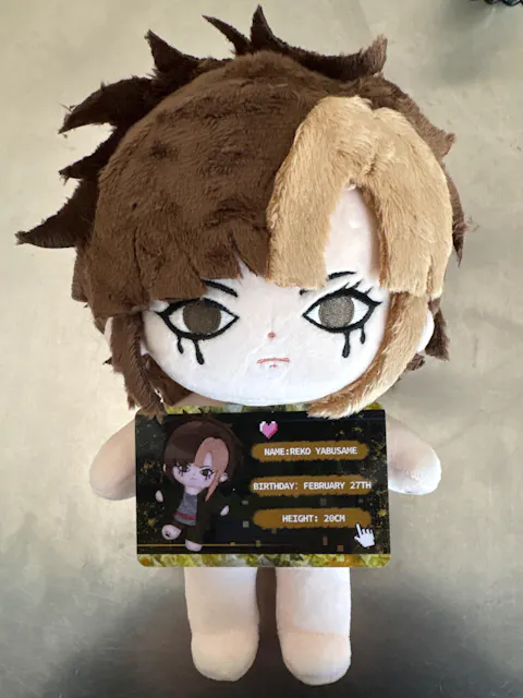 【In Stock】PLUSH WONDERLAND Y2K Eyeliner Girl Plushie 20CM Doll FANMADE