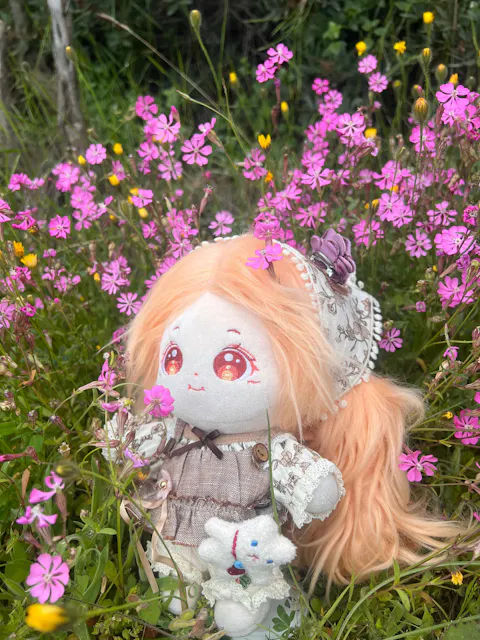 【IN STOCK】PLUSH WONDERLAND Forest Green Brown Girl 20CM Doll Clothes Skirt