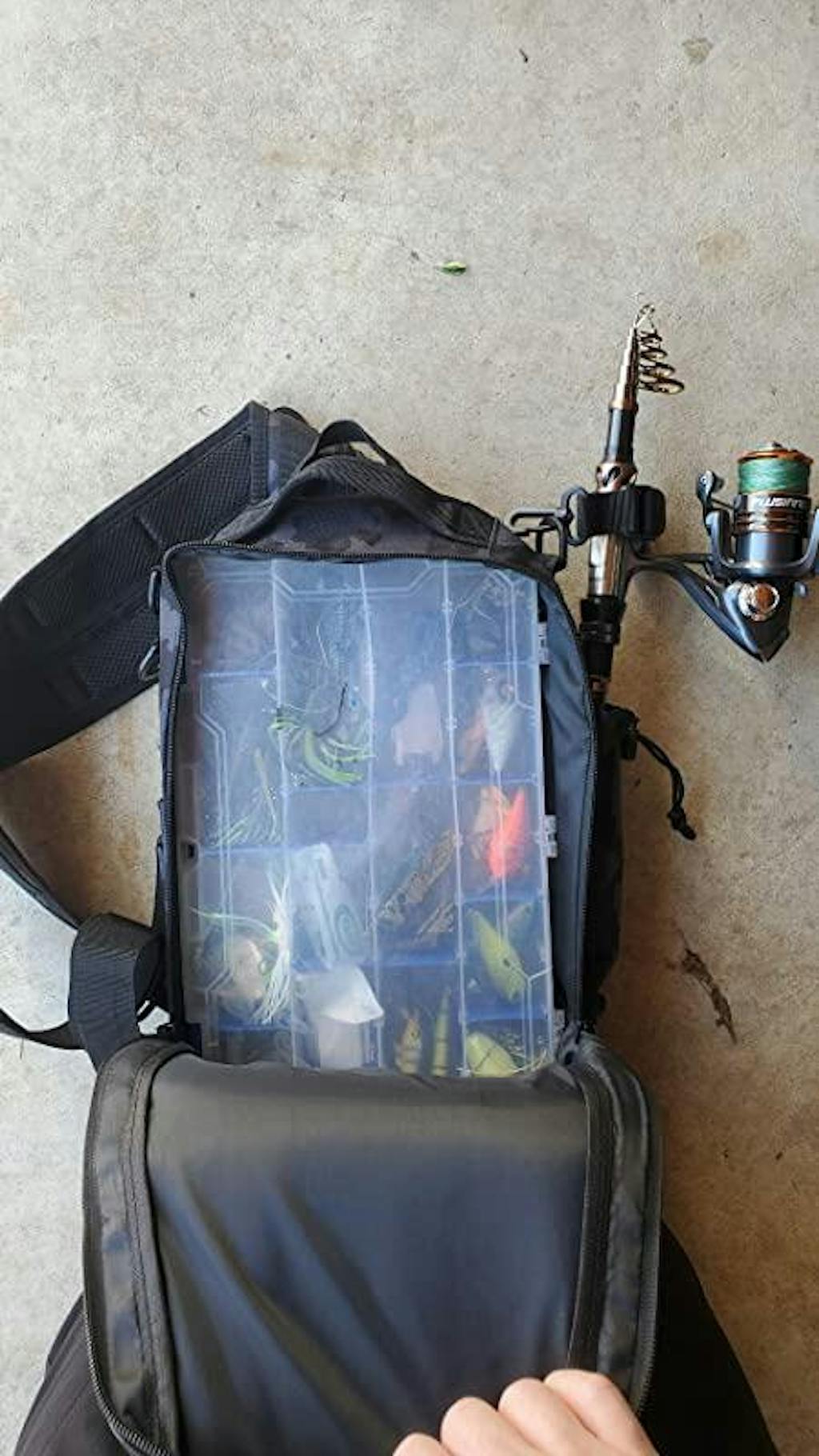 PLUSINNO Waterproof Fishing Tackle Backpack With Rod Holder – Plusinno