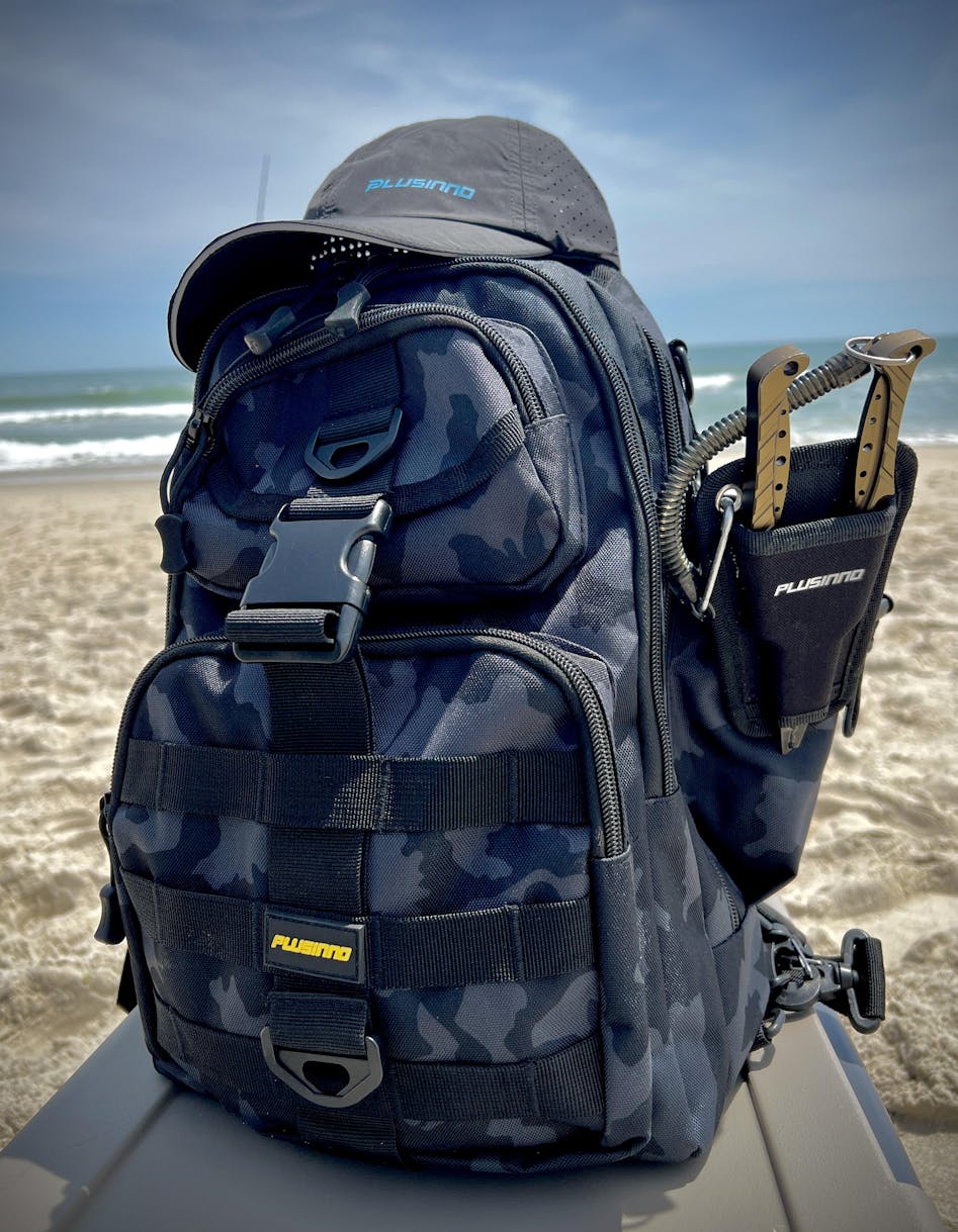 PLUSINNO Fishing Tackle Backpack Storage Bag，Outdoor Shoulder Backpack，Fishing  Gear Bag，Water-Resistant Fishing Backpack with Rod Holder in Bahrain