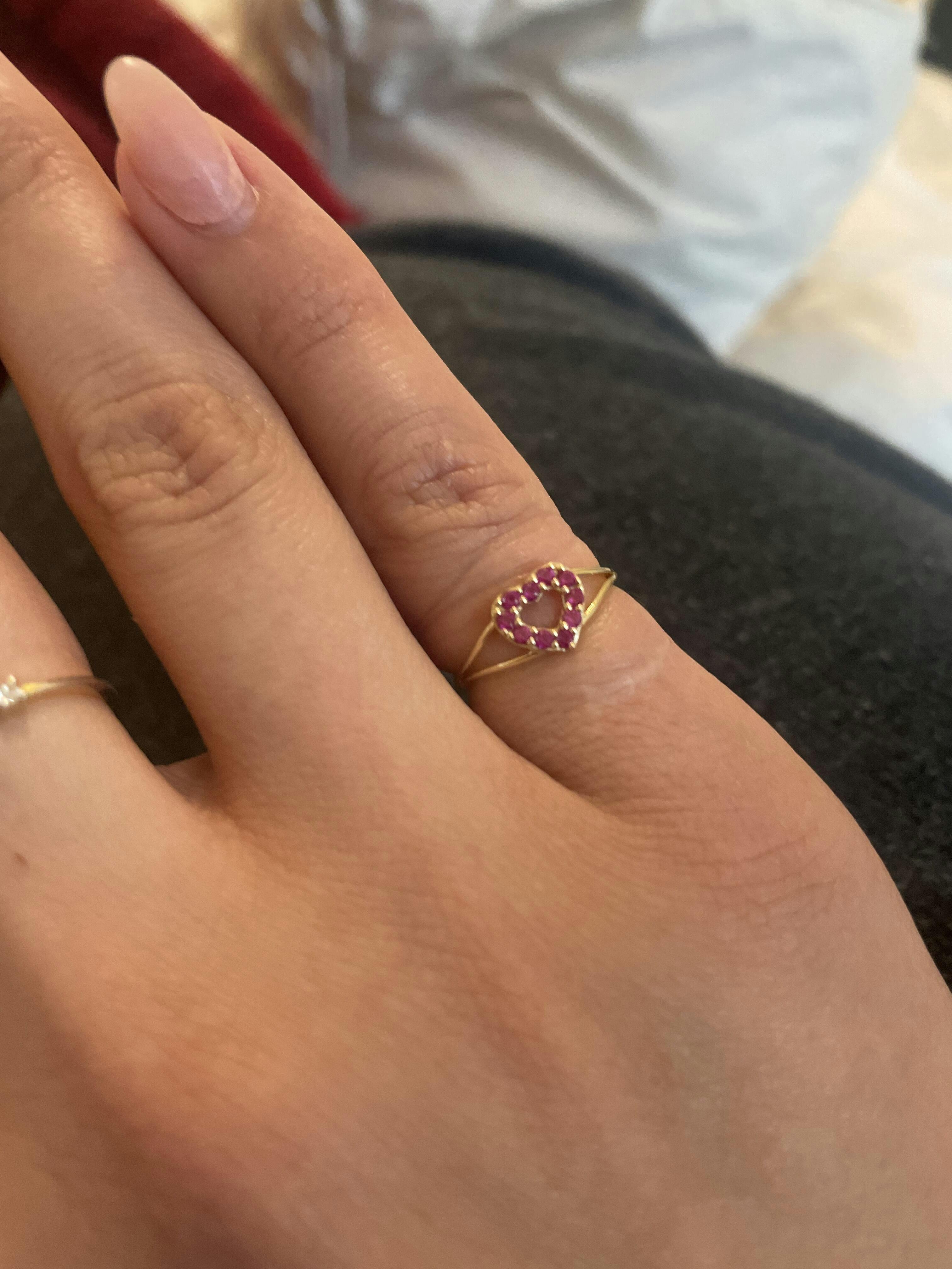 アクセサリー frank and easy sv x K10 gold heart ring sv x K10 gold heart ring | frank and easy