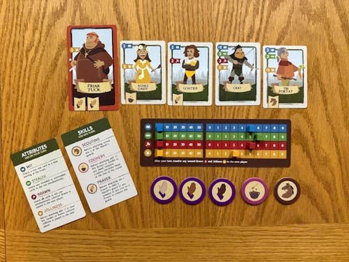 Rescuing Robin Hood - Cooperative Fantasy Board Game for Family, Adults & Children (1-5 Players, Ages 10+)