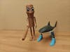 Tungtungsahur Shark Figurine – 3D Printed Articulated Desk Toy