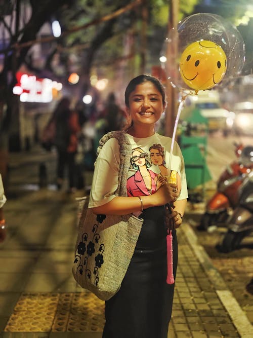 "Blossom Bloom" Black Handloom Embroidered Tote