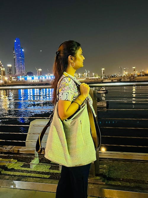 Stria Blue Convertible Backpack and Shoulder Handloom Bag