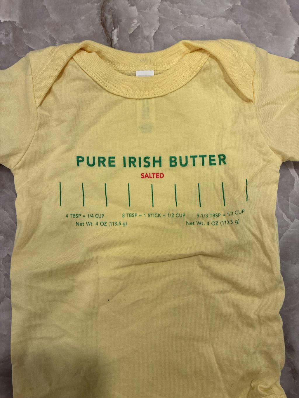 Pure Irish Butter Baby Onesie 