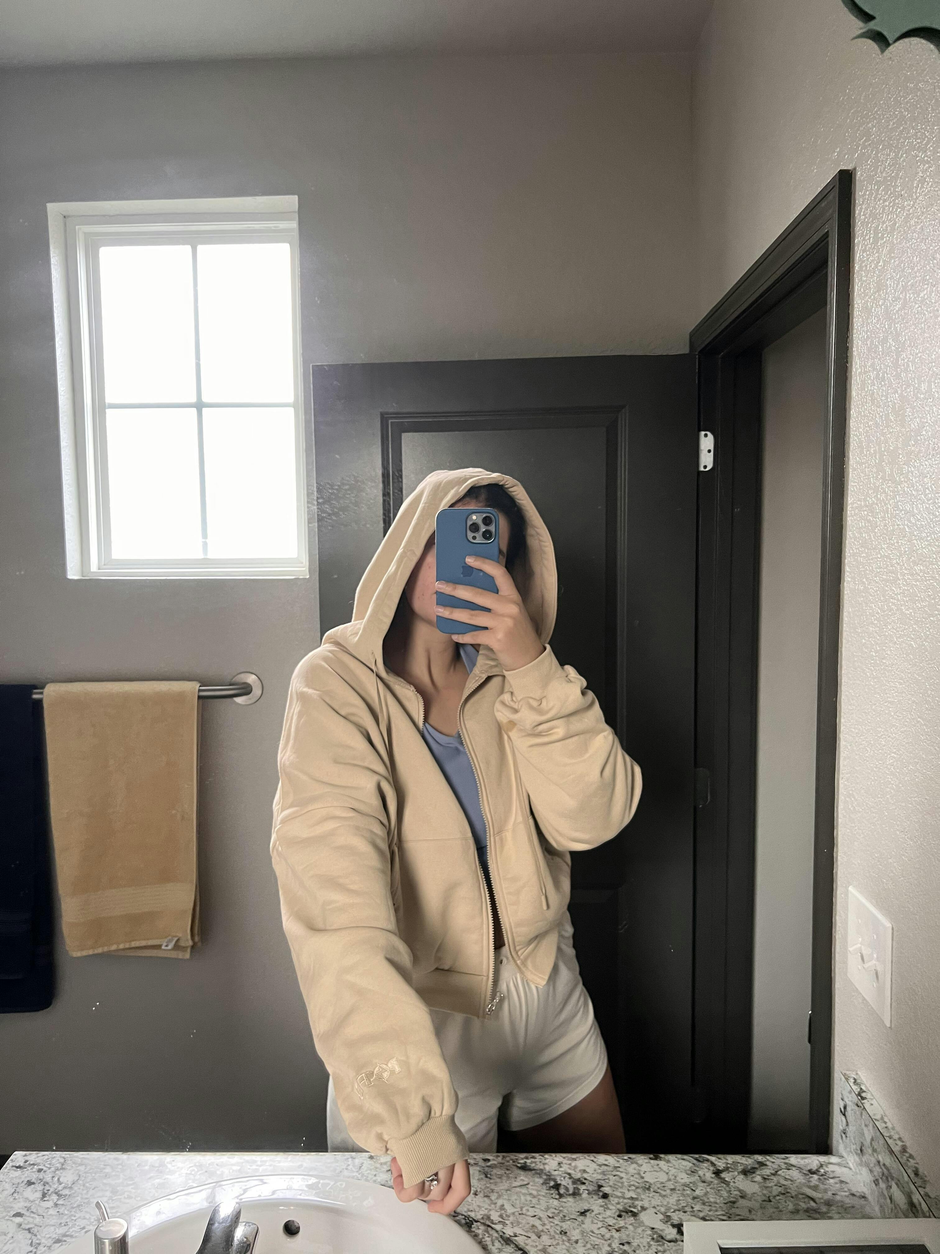 Zip Cloud Hoodie Black POPFLEX®