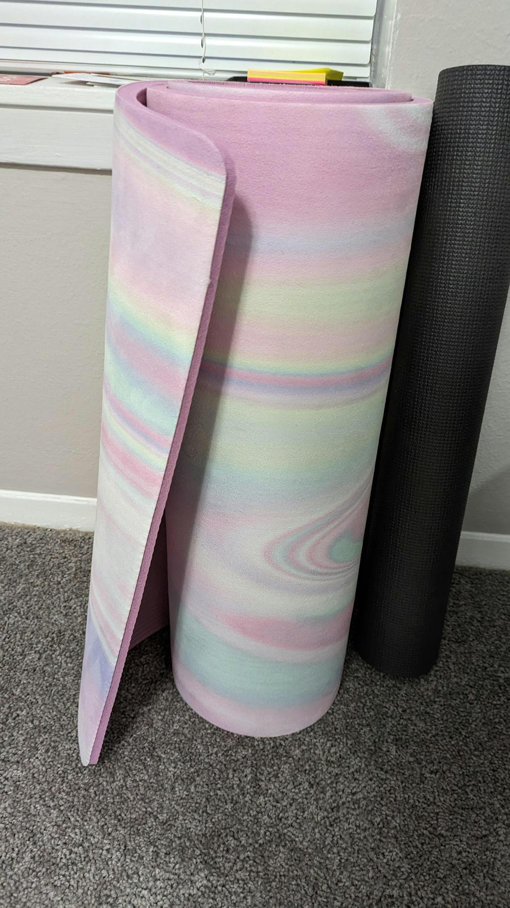 CloudCushion Vegan Suede Yoga Mat Cool Cosmos 0.5" Thick POPFLEX®