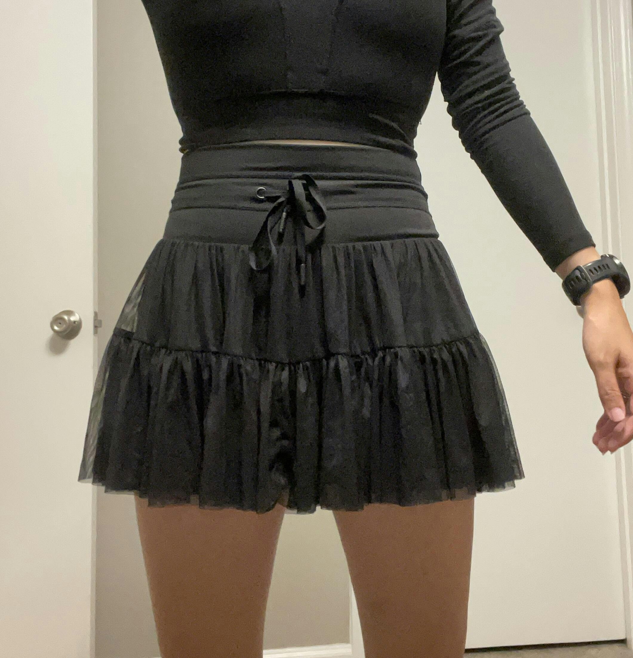 Pirouette Tiered Skort With Pockets For Women, Highwaisted Ballerina