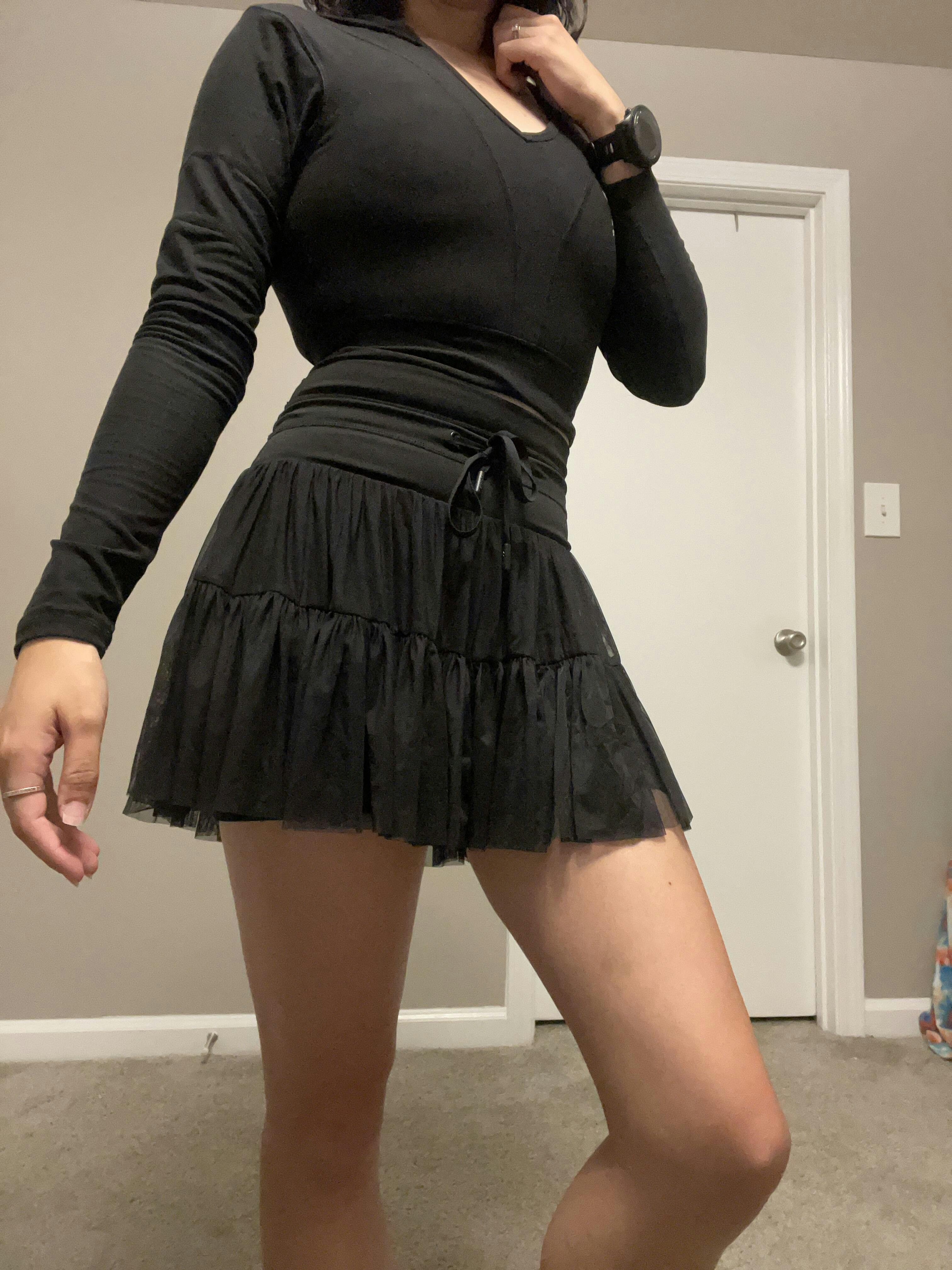 Pirouette Tiered Skort With Pockets For Women, Highwaisted Ballerina