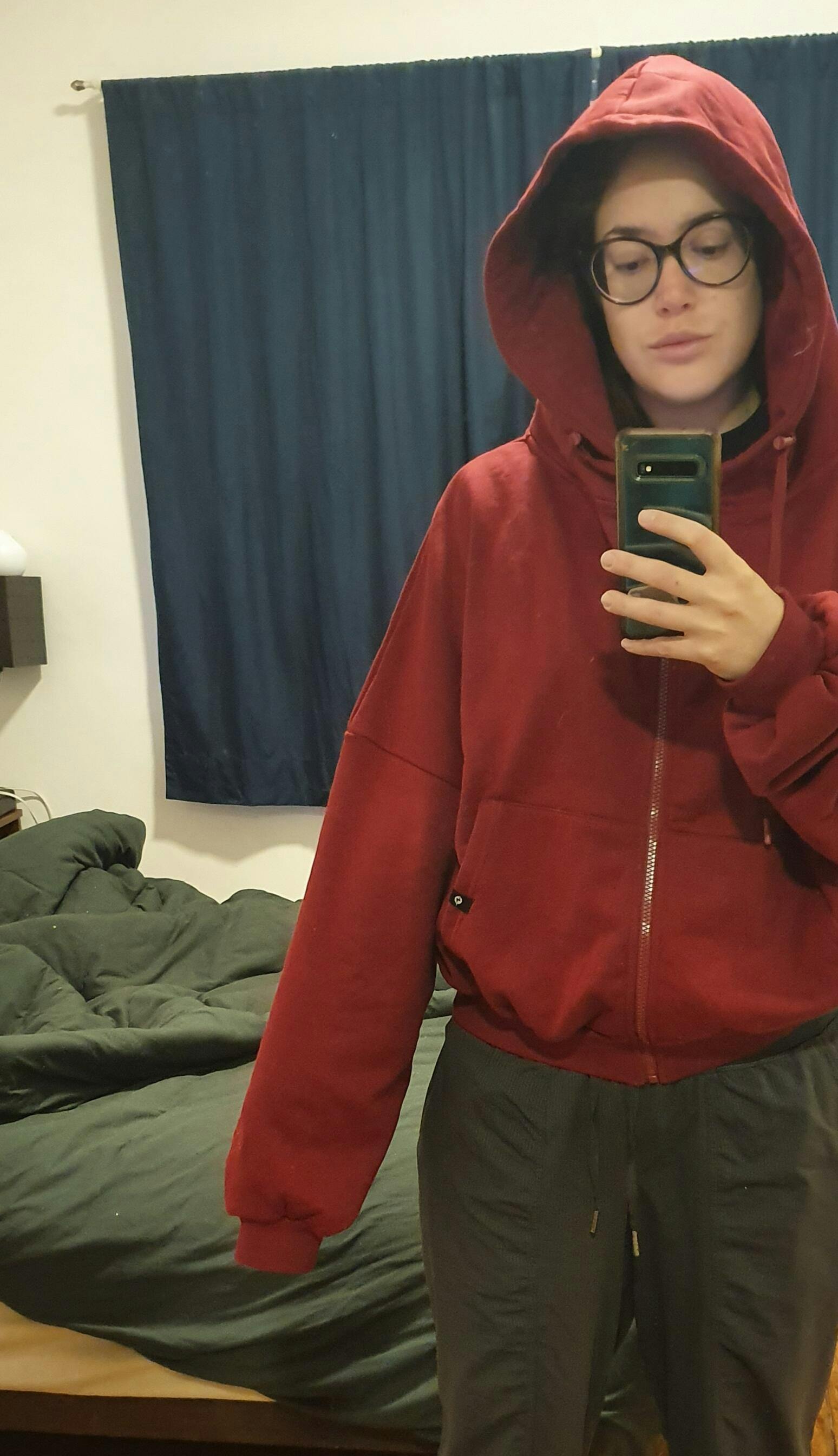 Zip Cloud Hoodie Deep Plum POPFLEX®