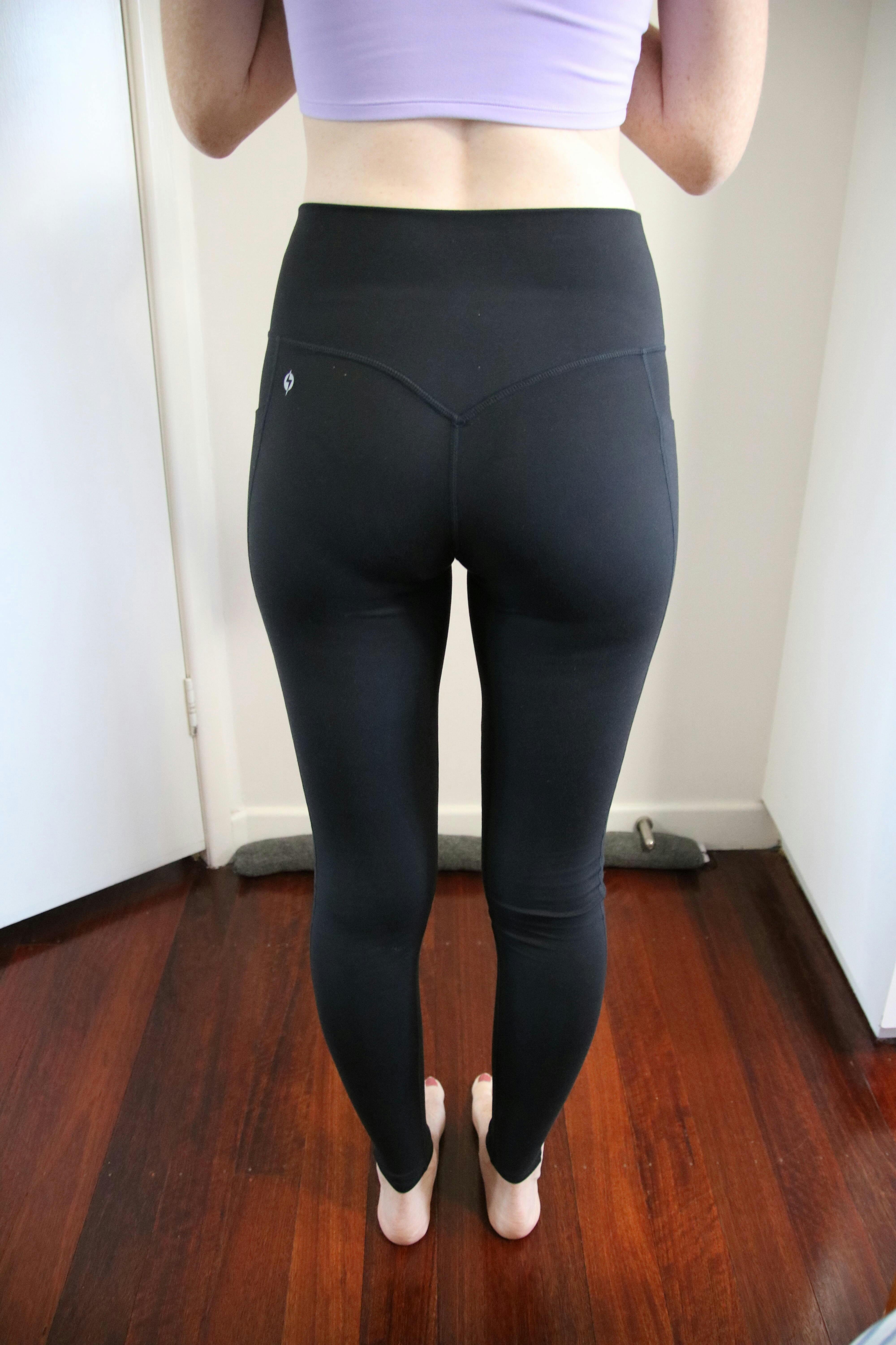 Crisscross Hourglass® Leggings with Pockets (Soft Touch) - Black – POPFLEX®