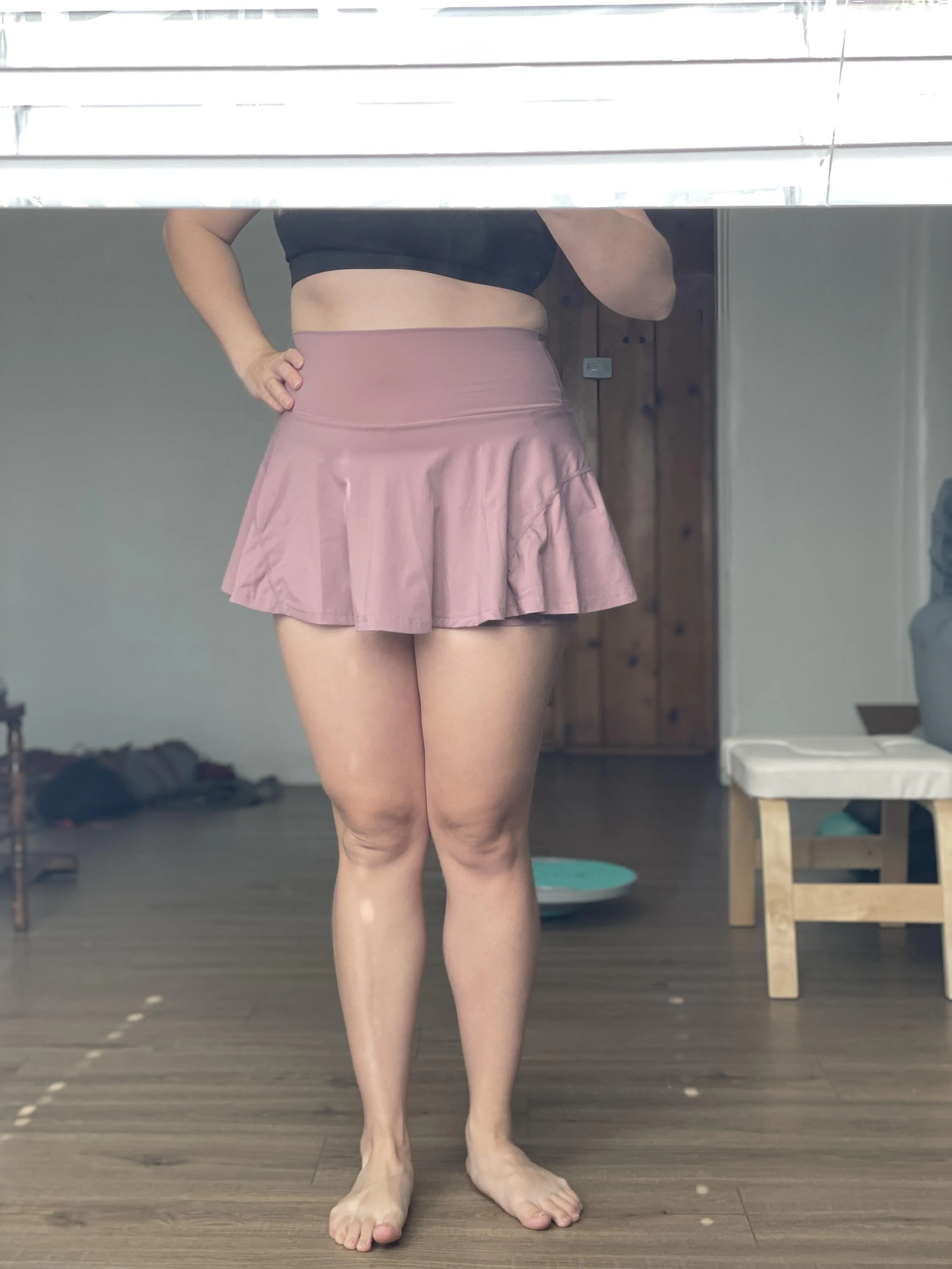 Mila & Rose Bubble Gum Sequin Pink Twirl Skort main image 1