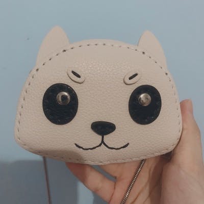 Genuine Leather Cute Panda Envelope Wallet Clutch Purse - 7.5" X 3.7", Multiple Card Slots - View #14