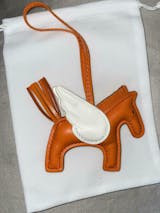 POPSEWING Rodeo Horse Bag Charm DIY Kit | Inspired Luxury Horse Keychain DIY Kit Orange