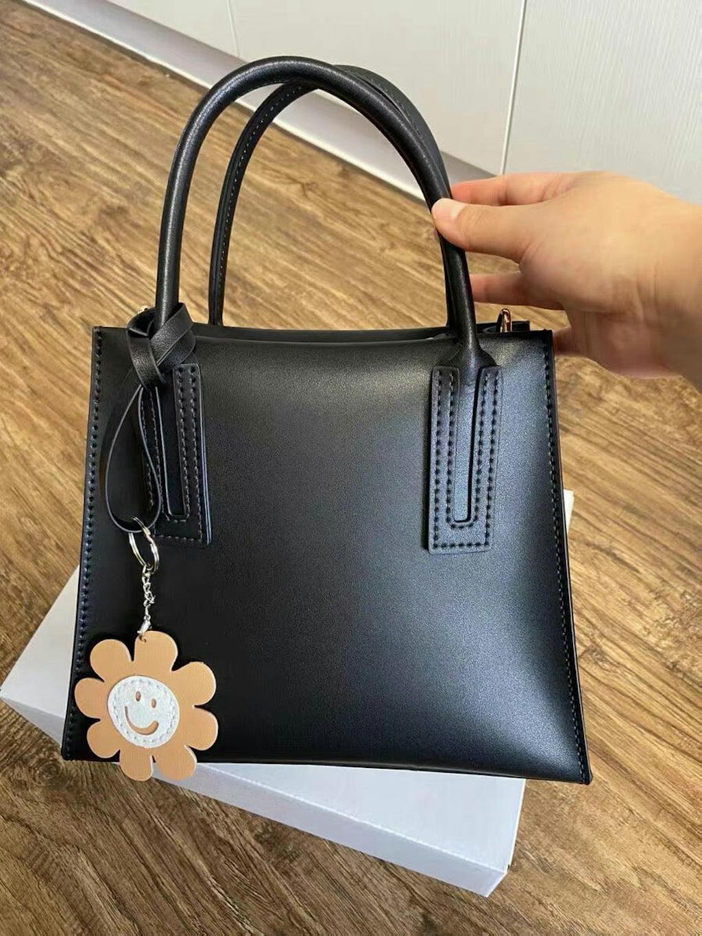 DIY Leather Shoulder Bag Kit for Women Red Black Brown POPSEWING®