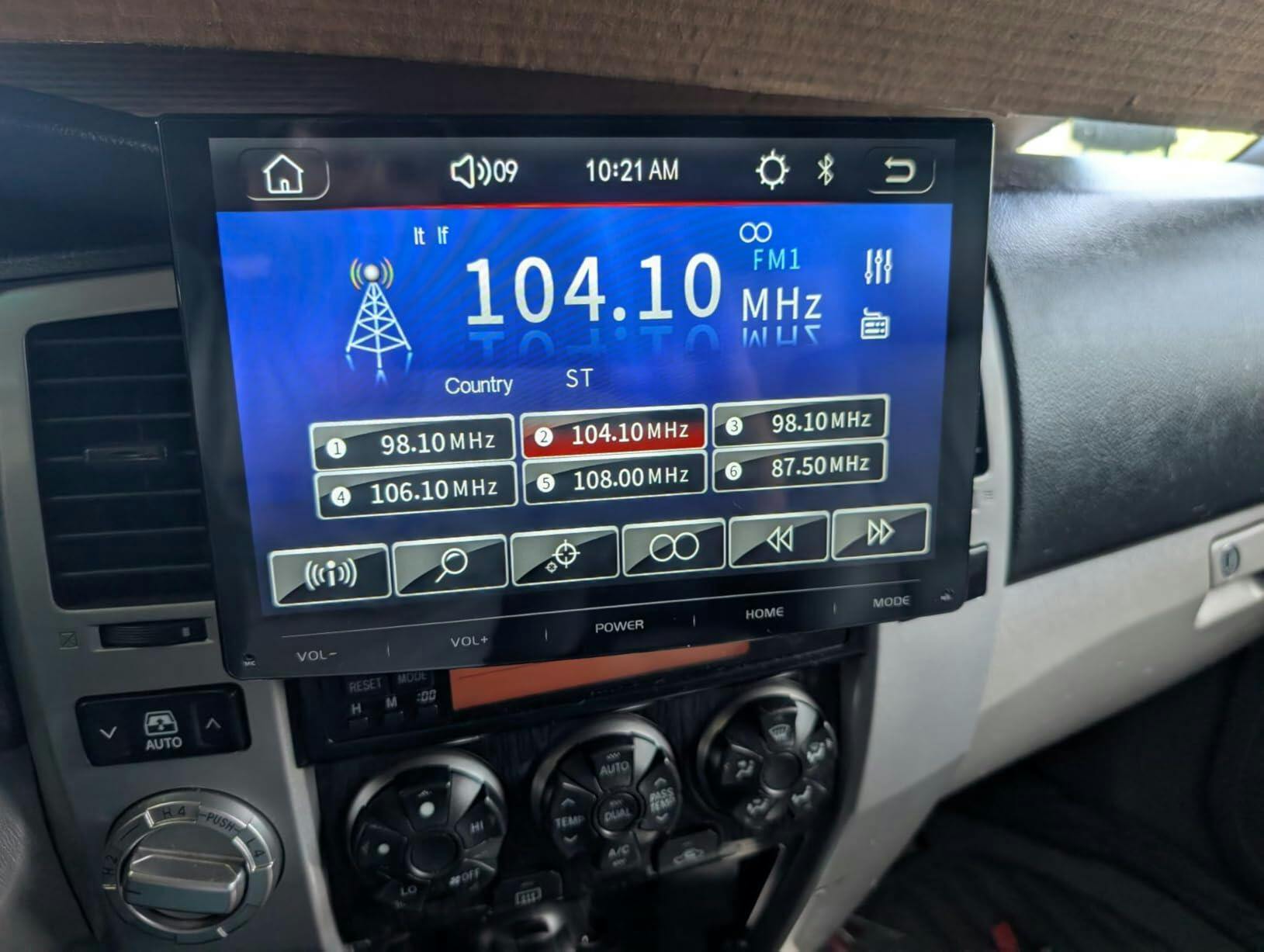 PORMIDO PRA102 Double Din Car Stereo with 10.1