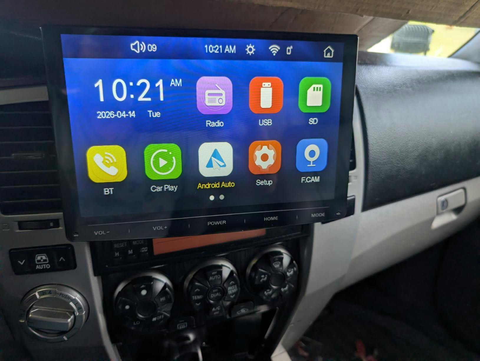 PORMIDO PRA102 Double Din Car Stereo with 10.1