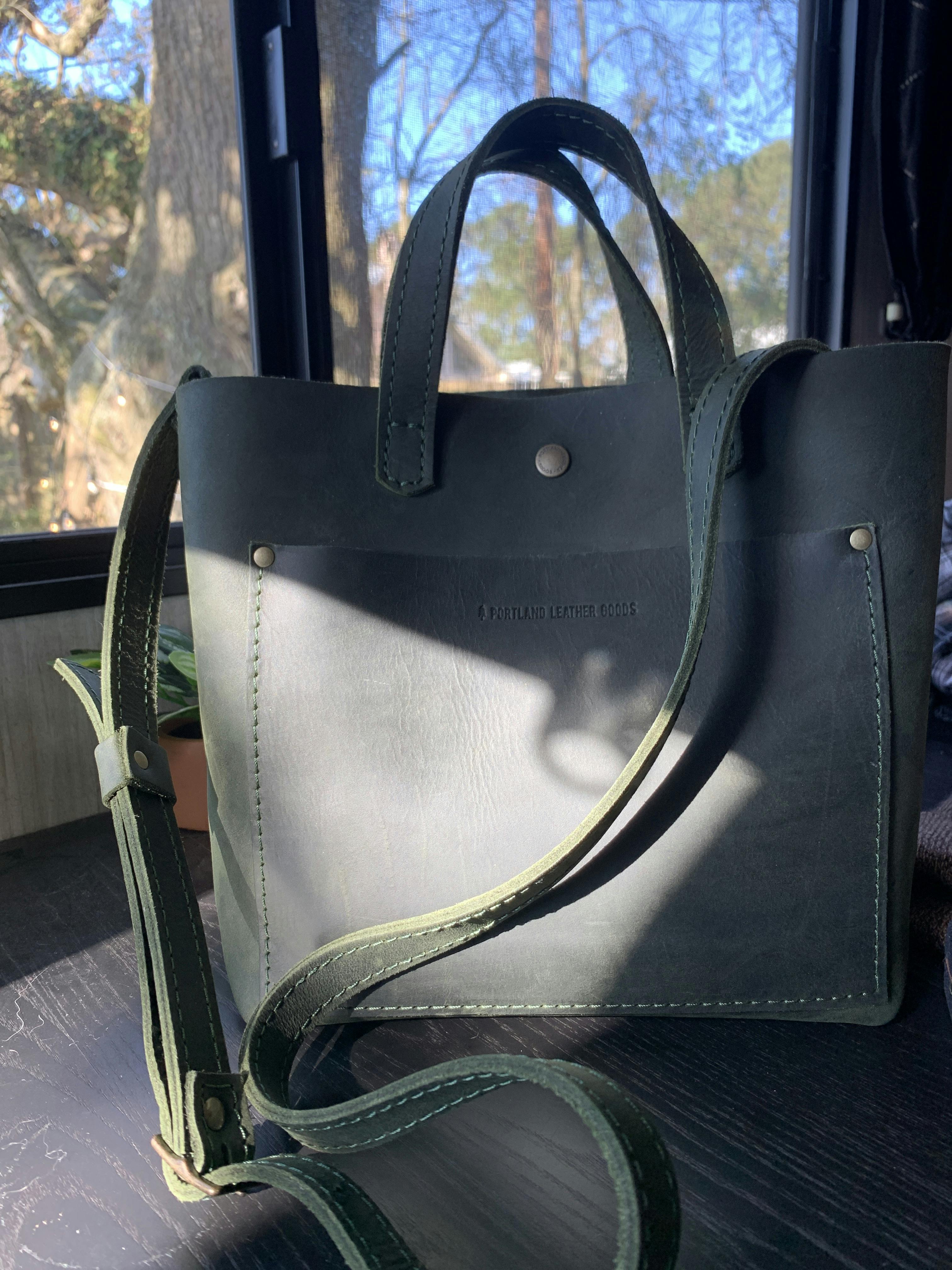 almost perfect crossbody tote