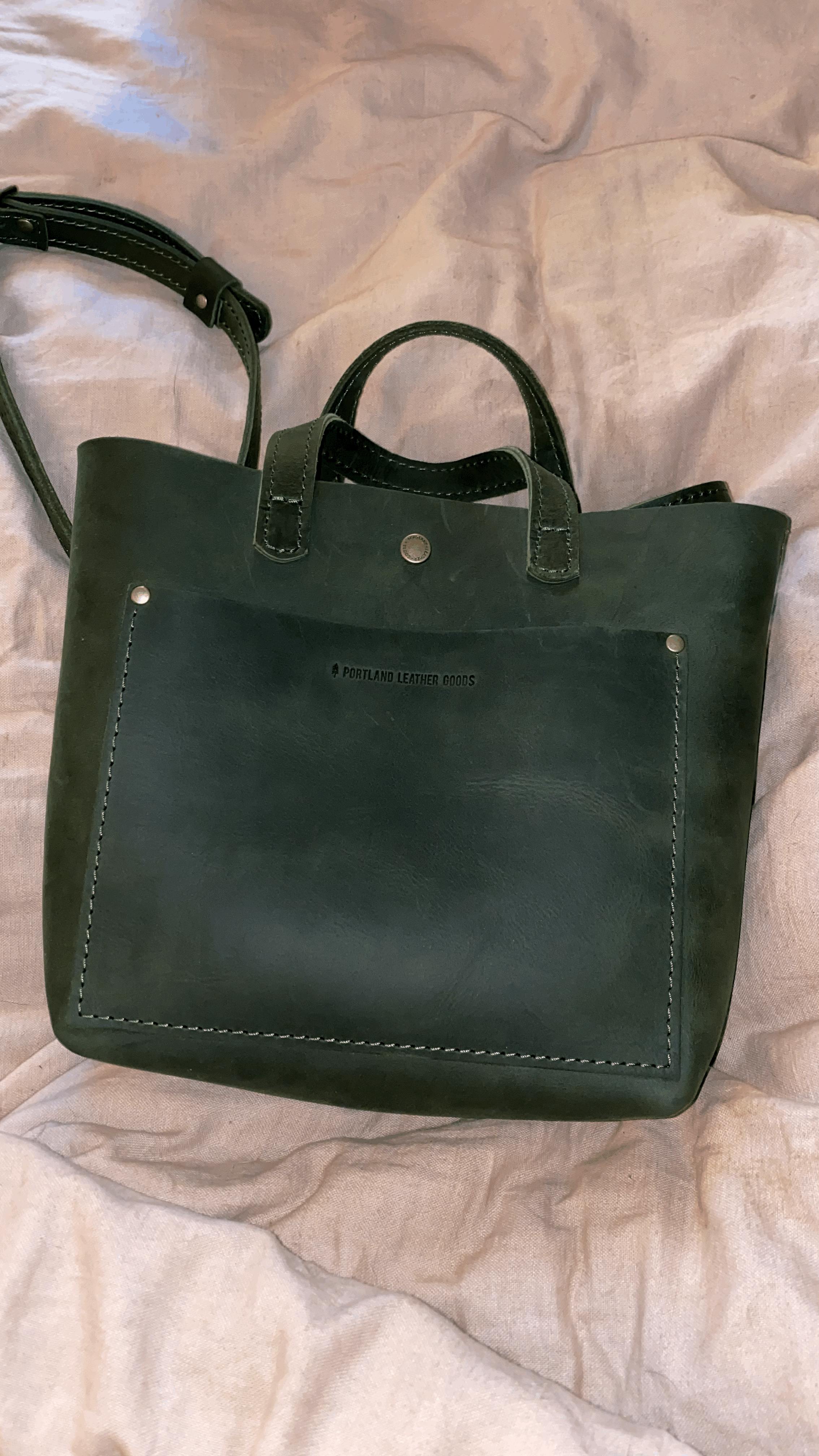 almost perfect crossbody tote