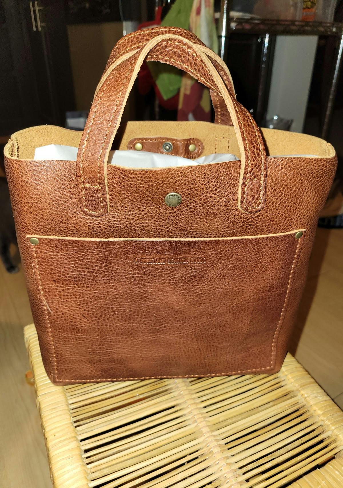 almost perfect crossbody tote