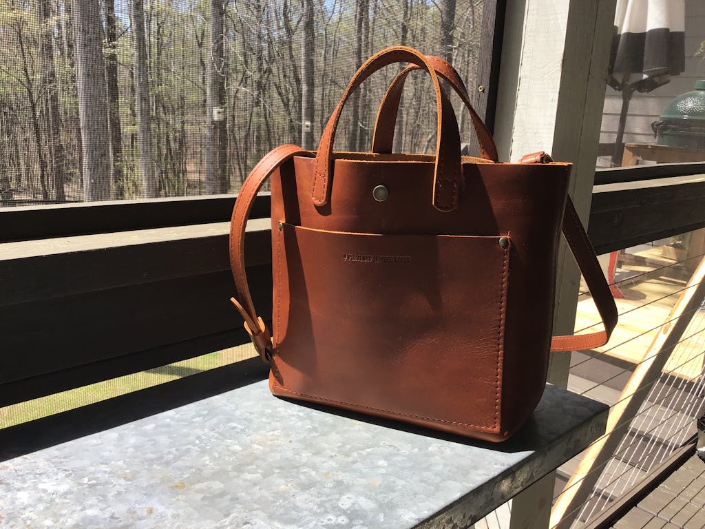 almost perfect crossbody tote