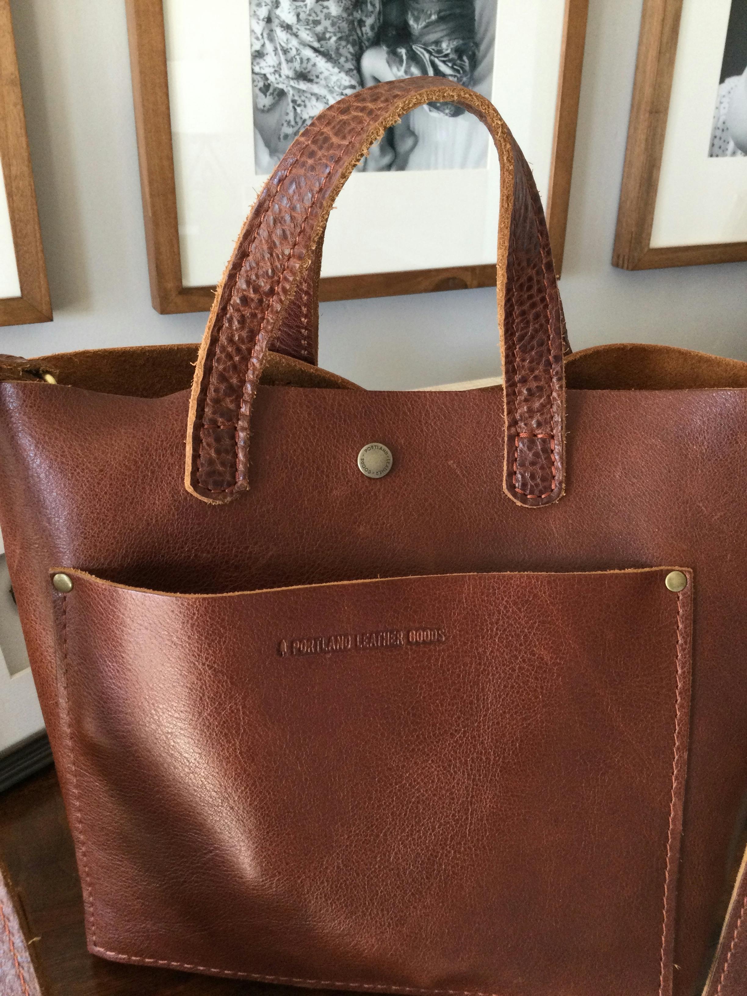 mini crossbody tote portland leather