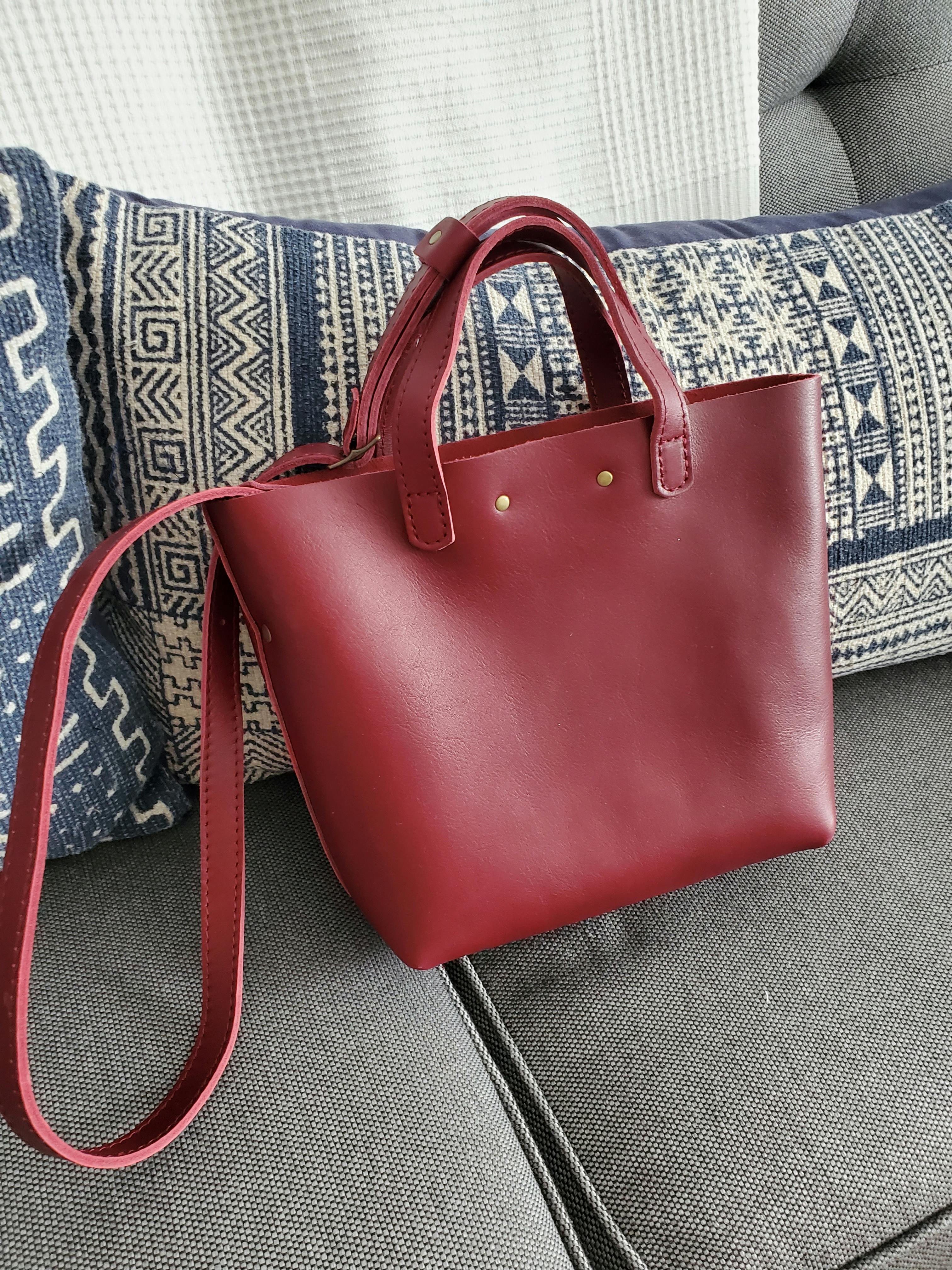mini crossbody tote portland leather