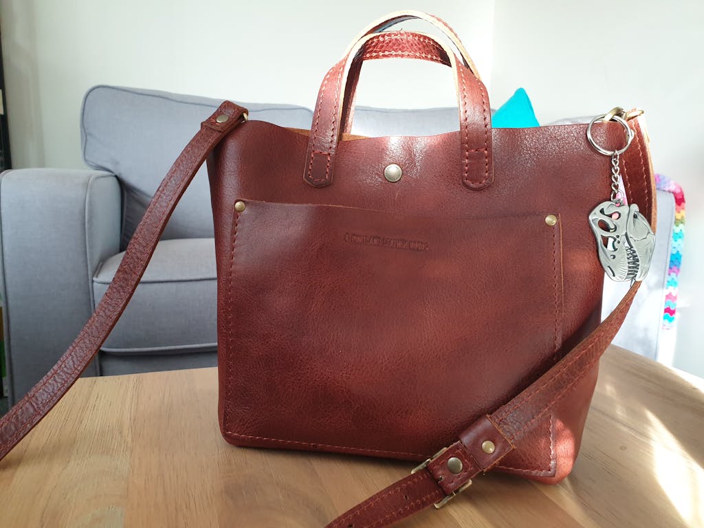 almost perfect crossbody tote