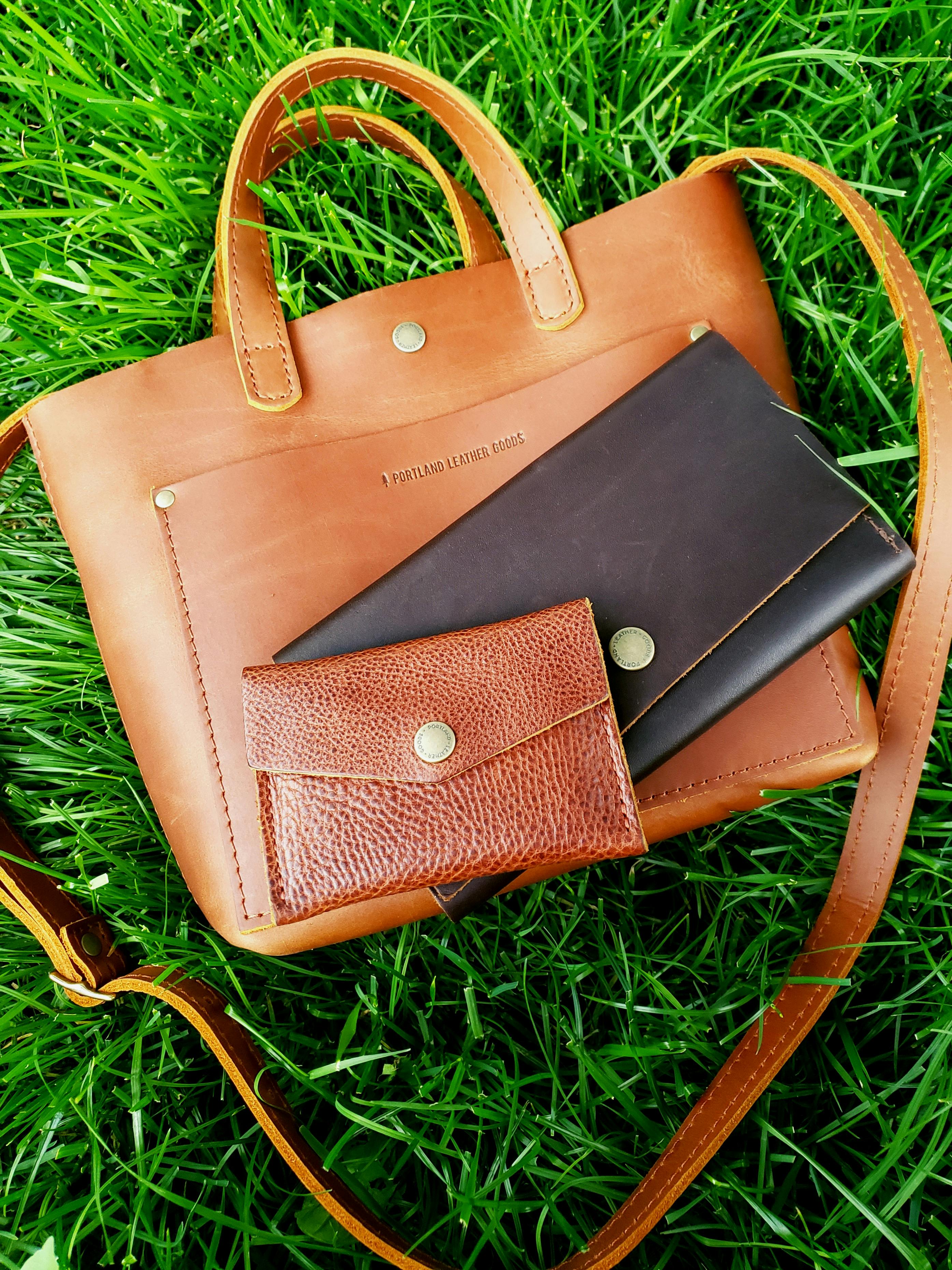 portland leather goods mini crossbody