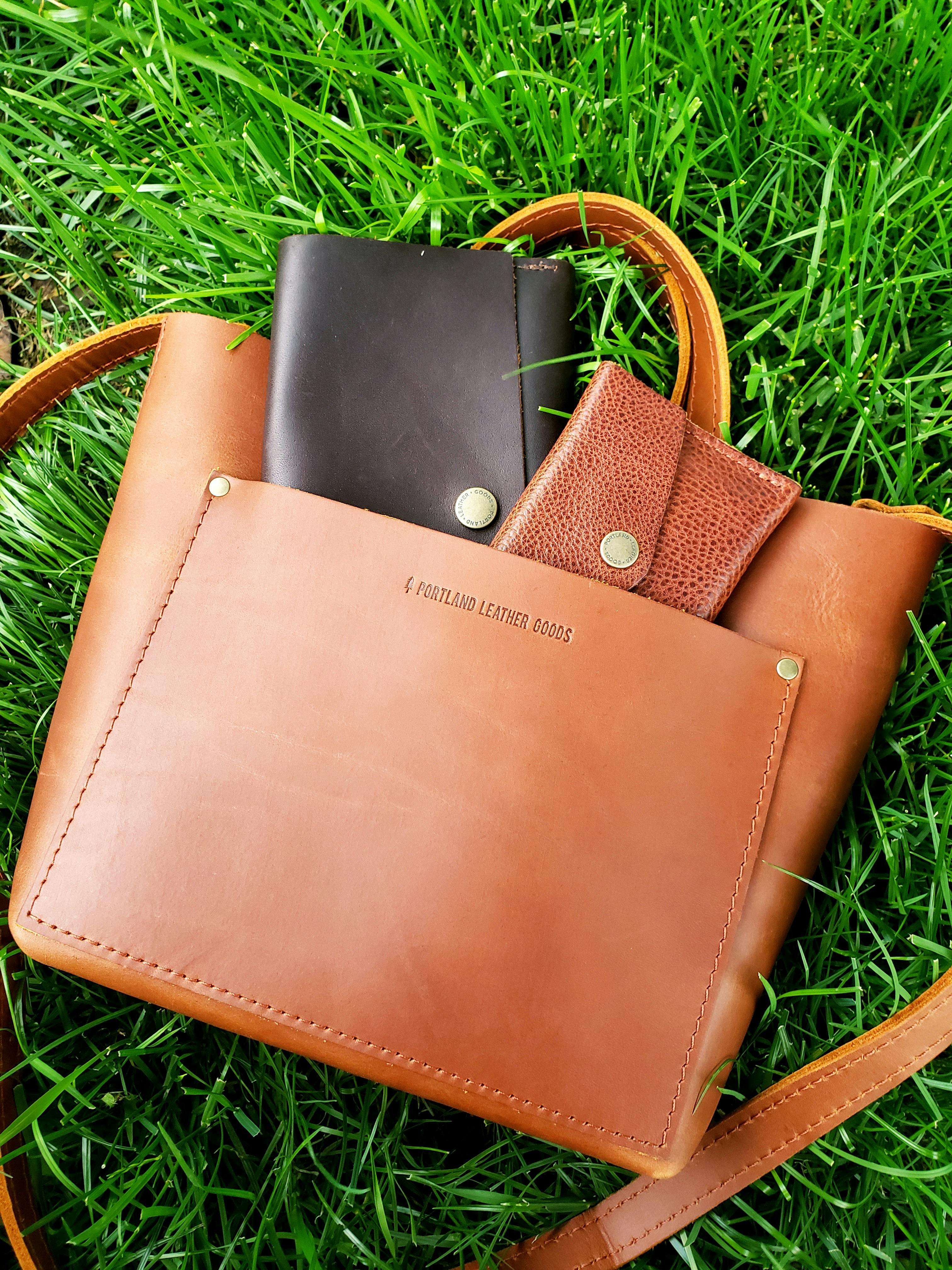 mini crossbody tote portland leather