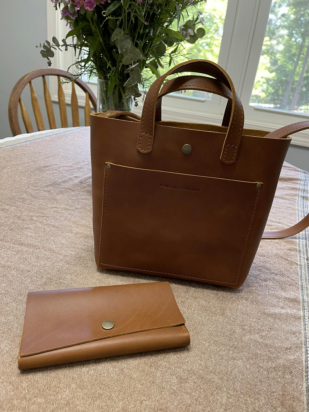 almost perfect crossbody tote