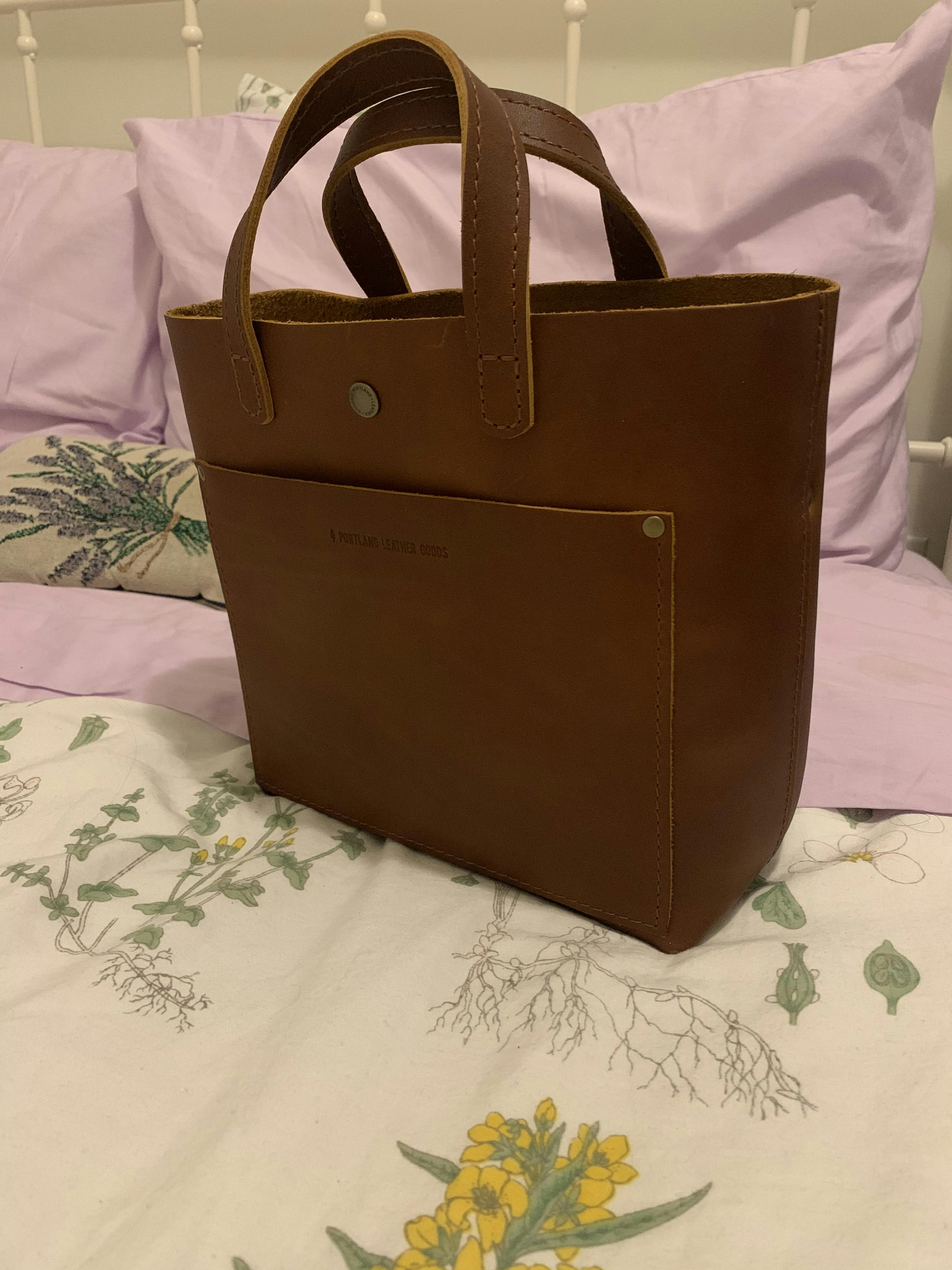 almost perfect crossbody tote