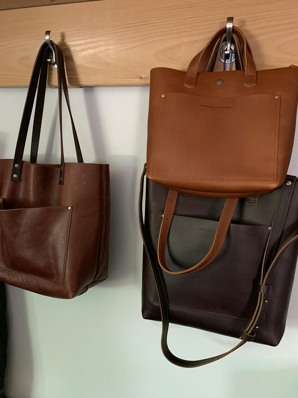 mini crossbody tote portland leather