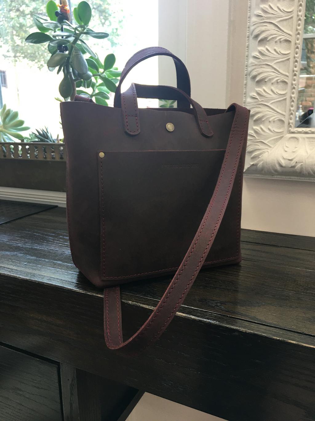 almost perfect crossbody tote
