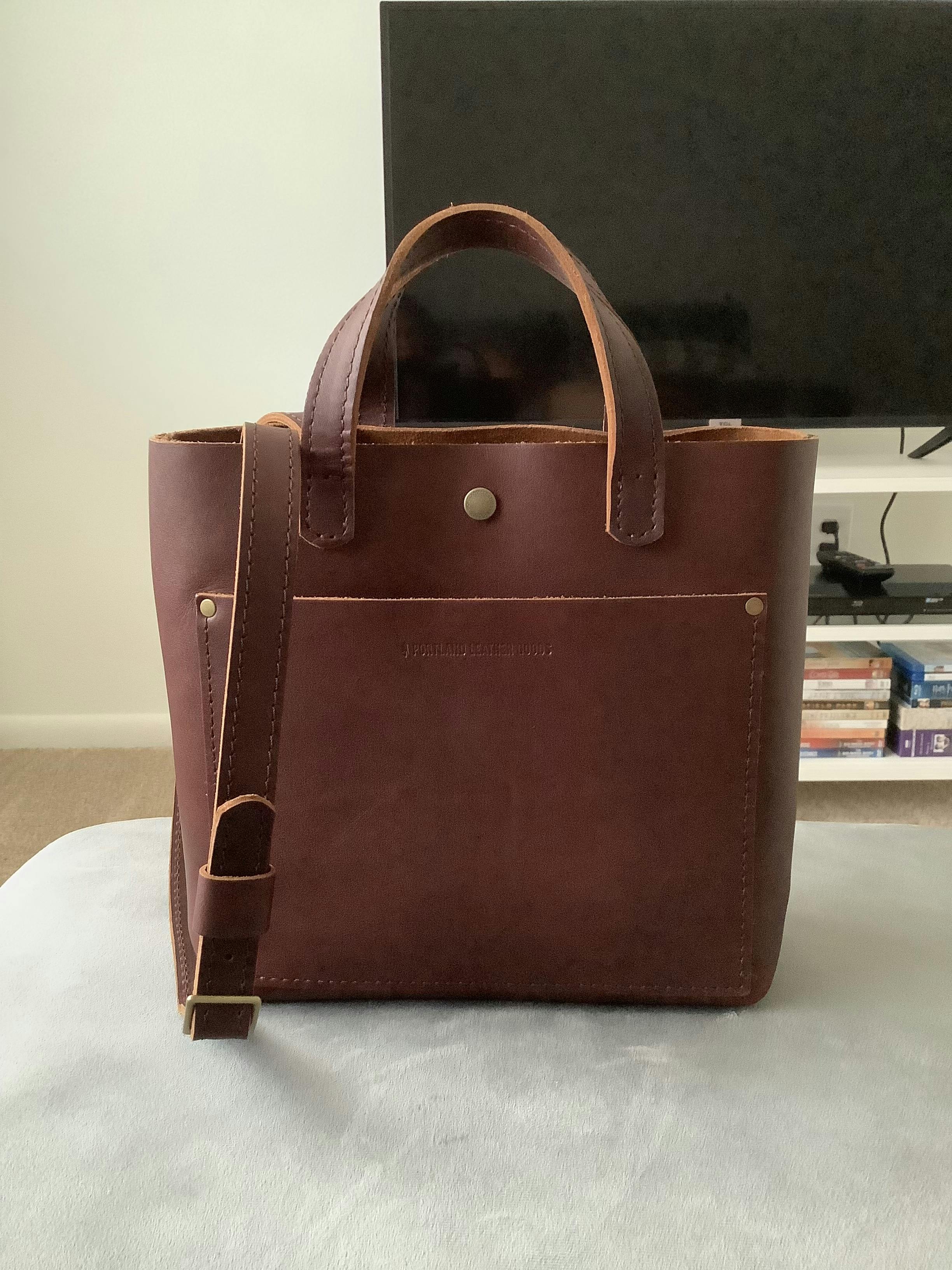 mini crossbody tote portland leather