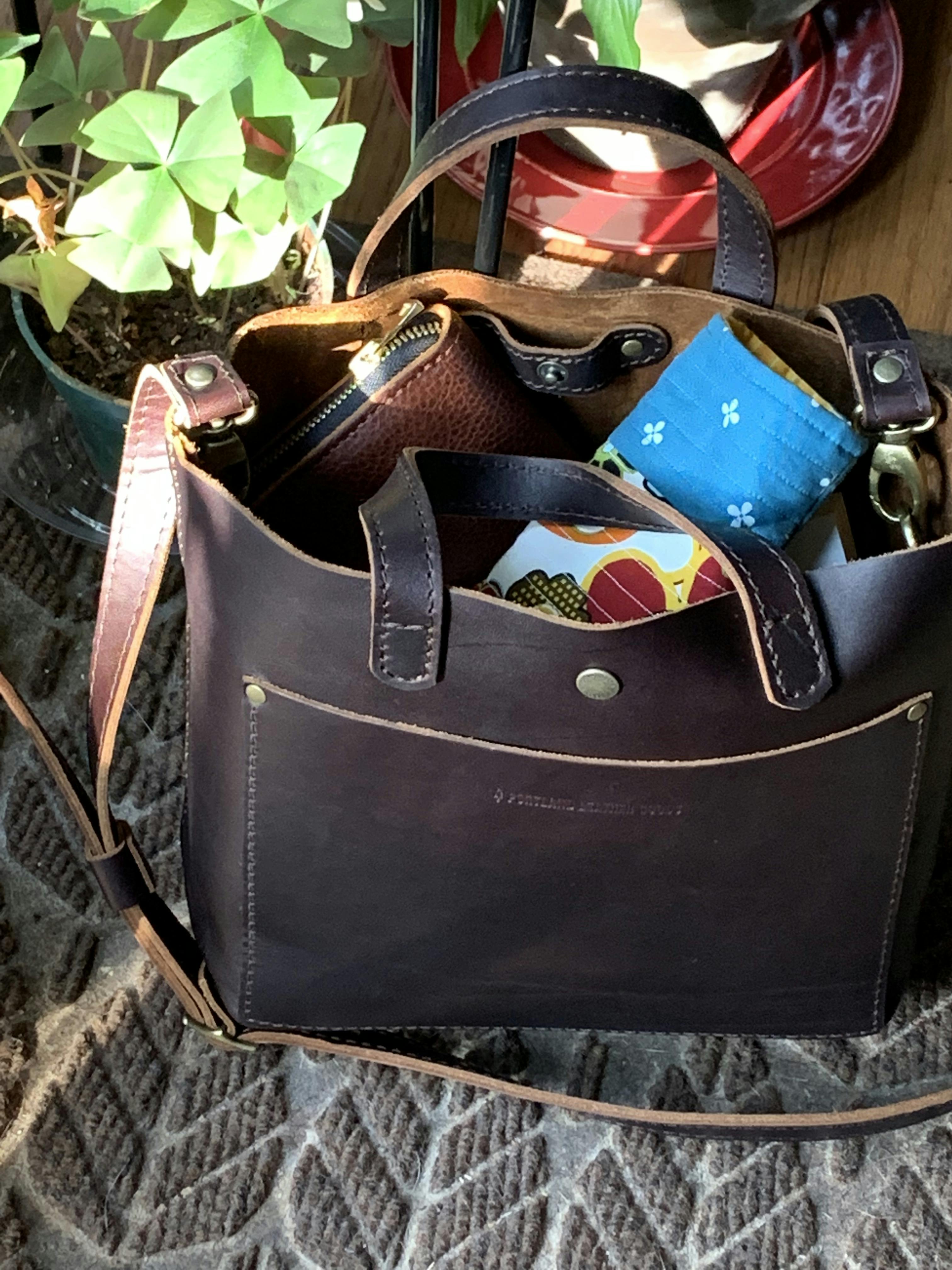almost perfect crossbody tote