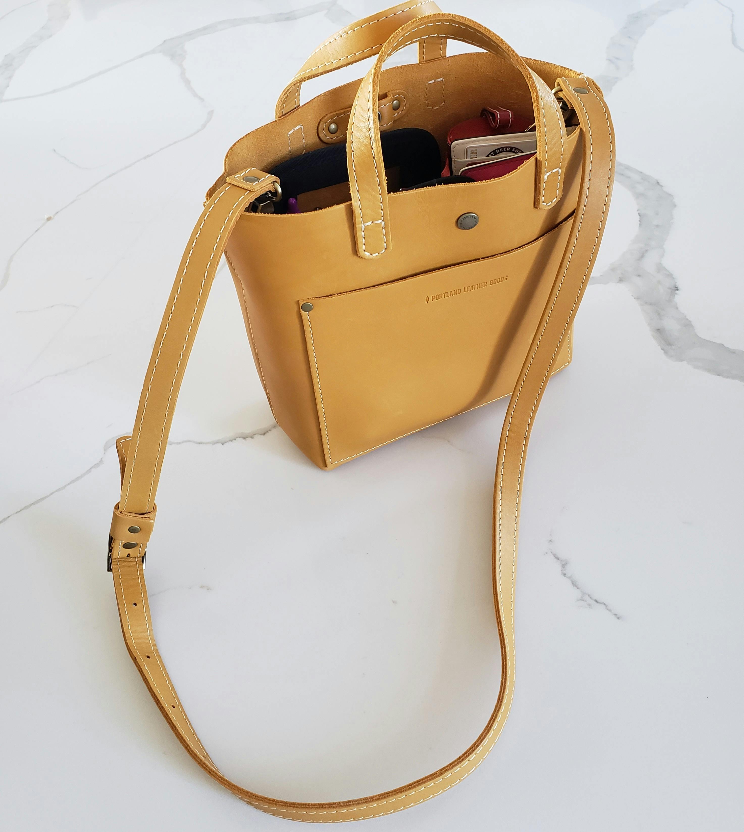 portland leather goods mini crossbody