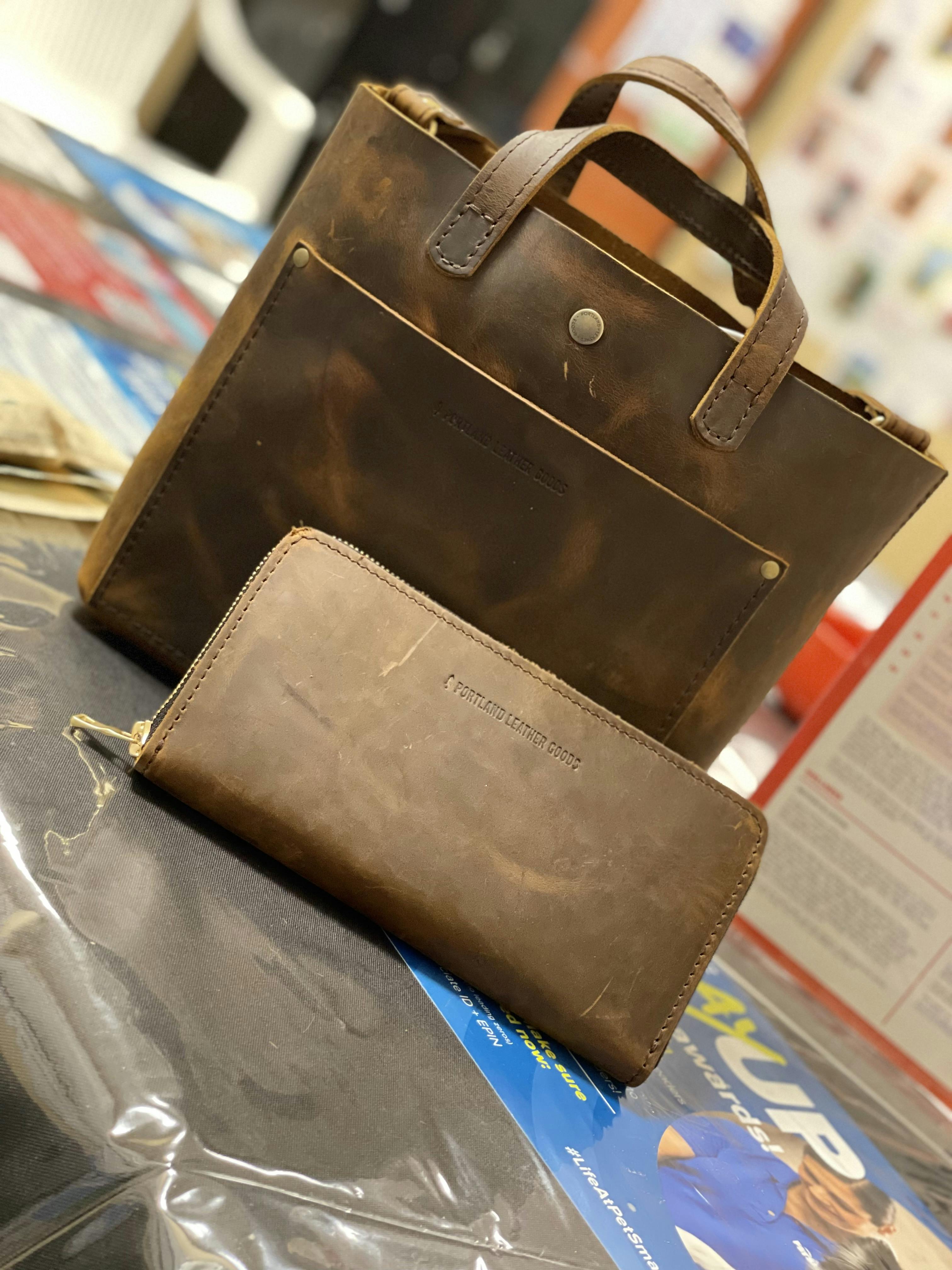 almost perfect crossbody tote