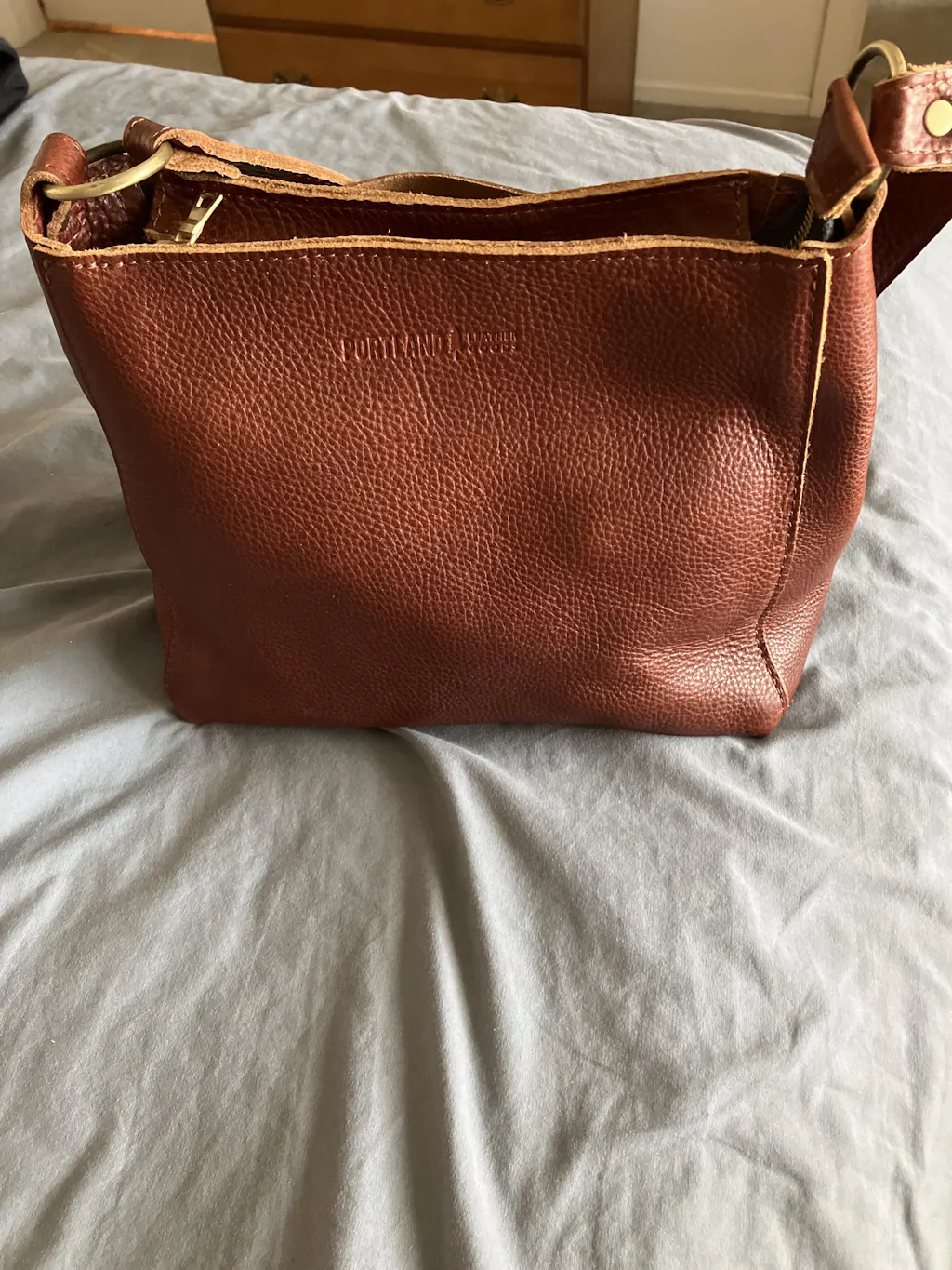 Triangle Shoulder Bag Portland Leather Goods