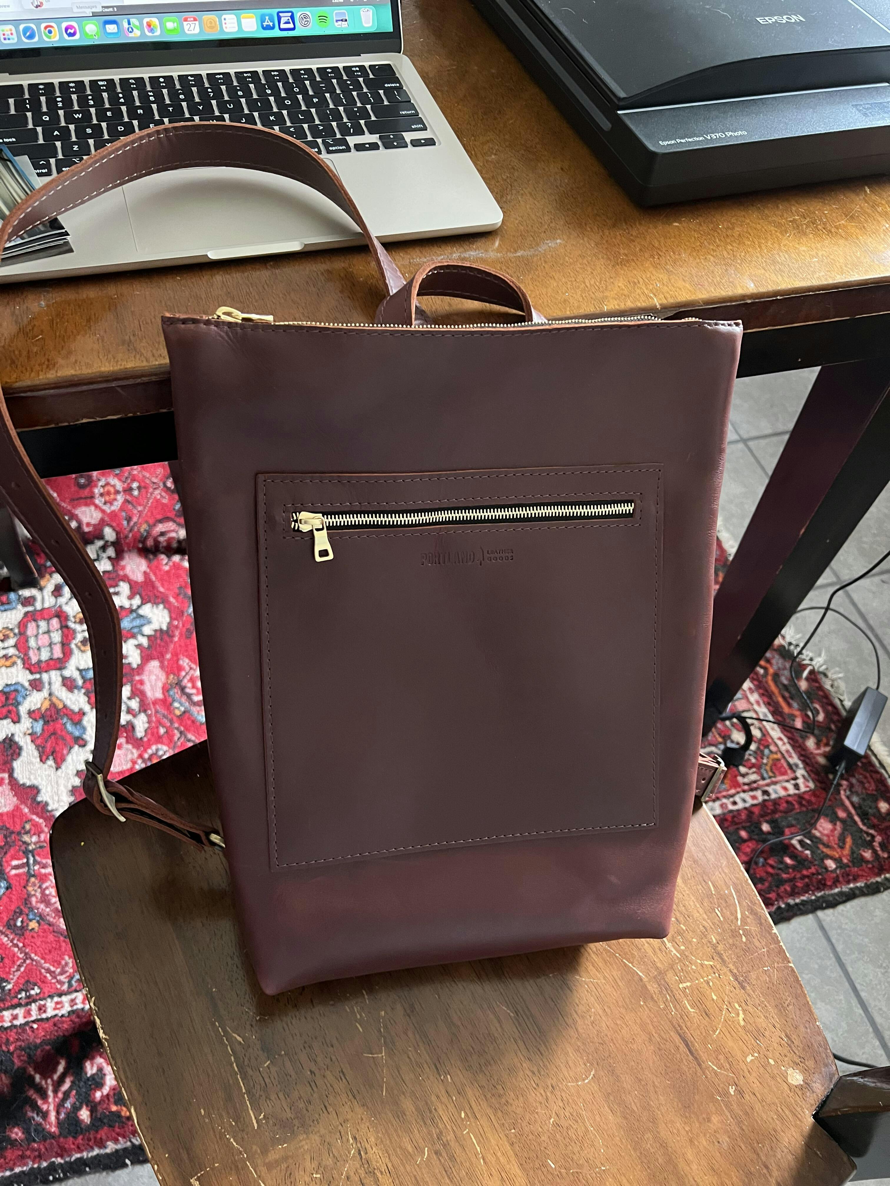 'Almost Perfect' Laptop Backpack Portland Leather Goods