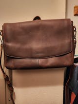 Portland Leather Modern Messenger Bag, Coldbrew