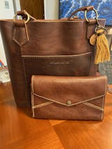 Almost Perfect' Envelope Convertible Crossbody, Cognac