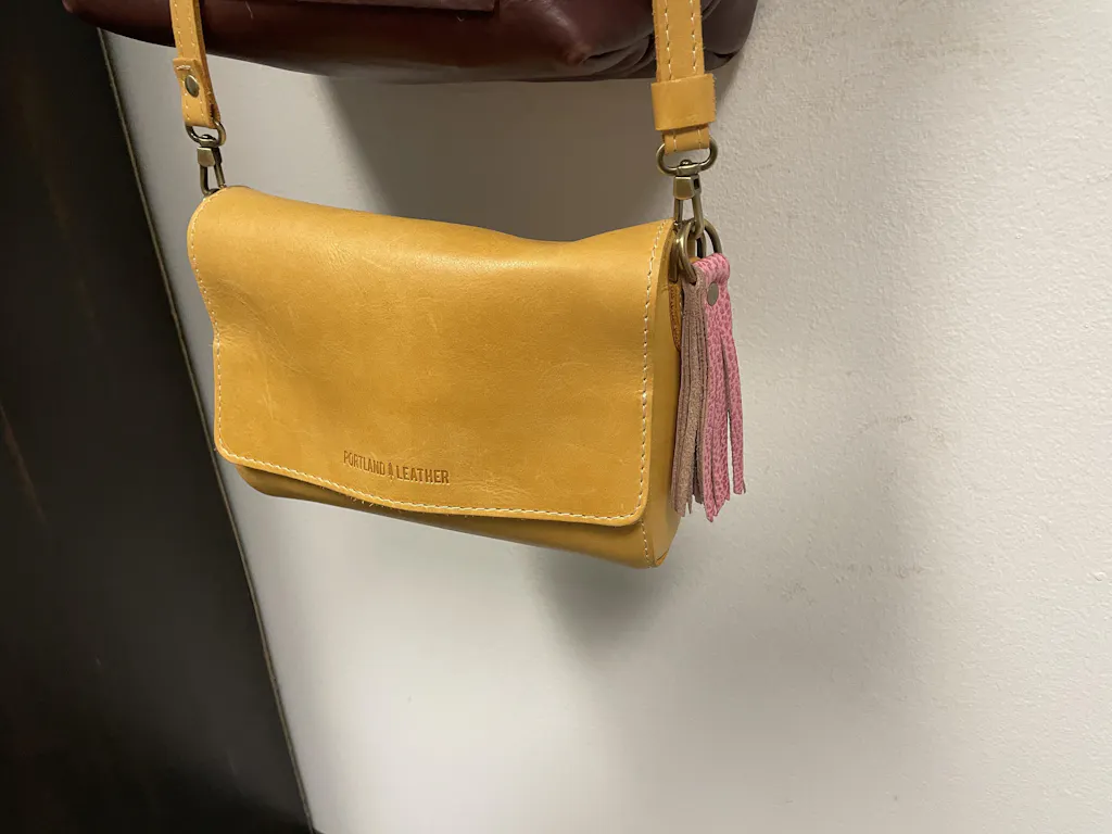 Purrfect Neighbours Leather Crossbody Bag