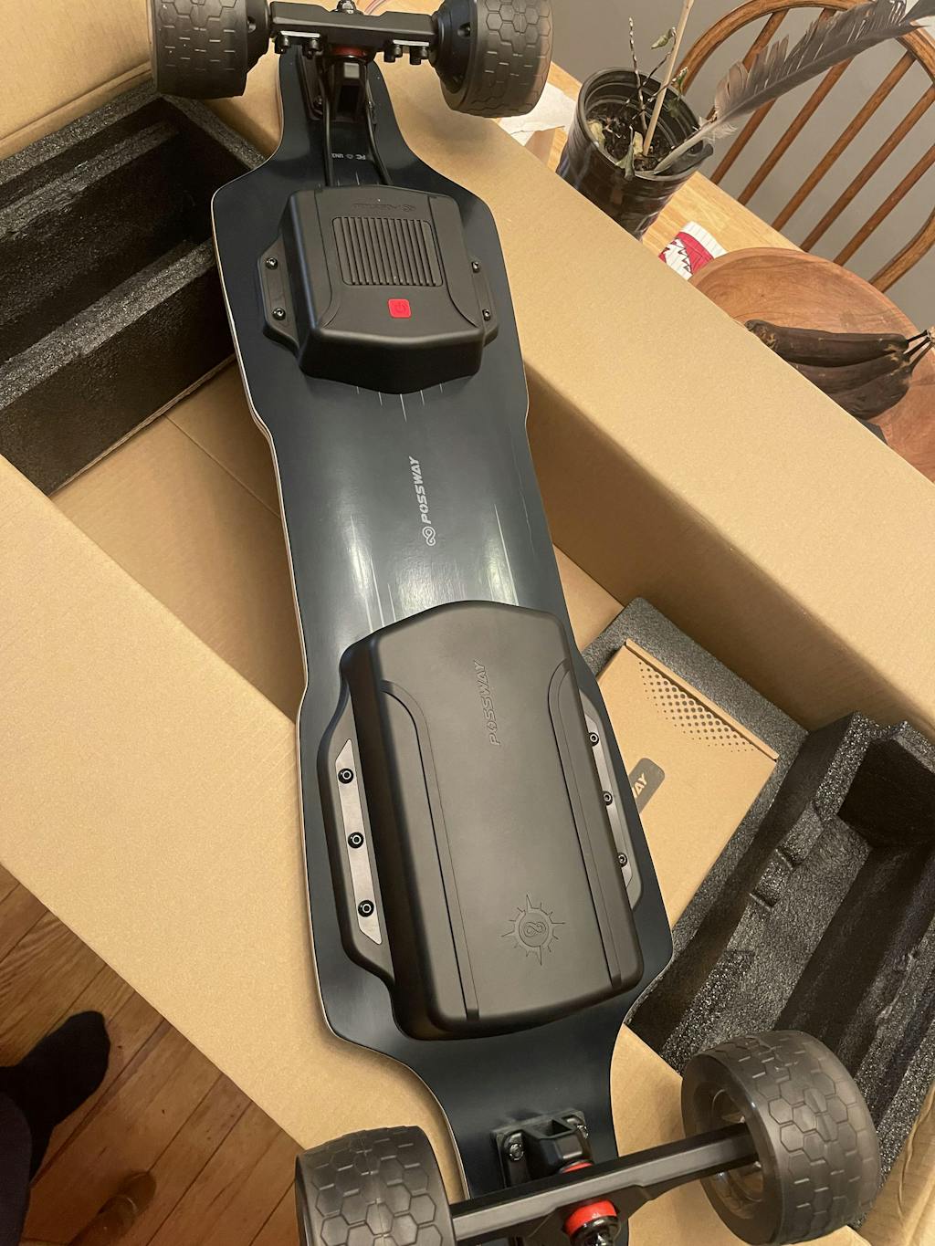 Possway T3 Electric Skateboard 37″ longboard with ShockAbsorbing
