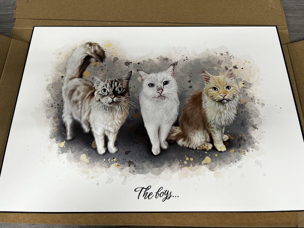 Watercolour Pet Illustration