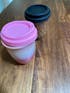 Raspberry Beret Ceramic Travel Cup