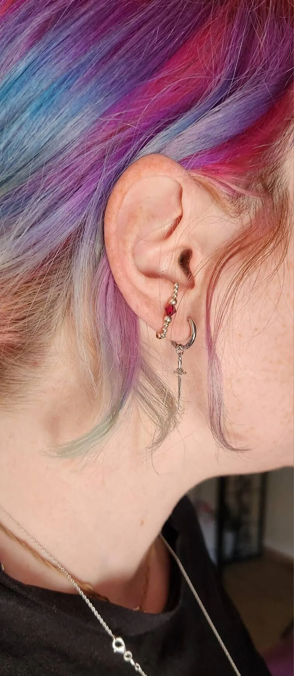 Schwert Ohrringe Silber