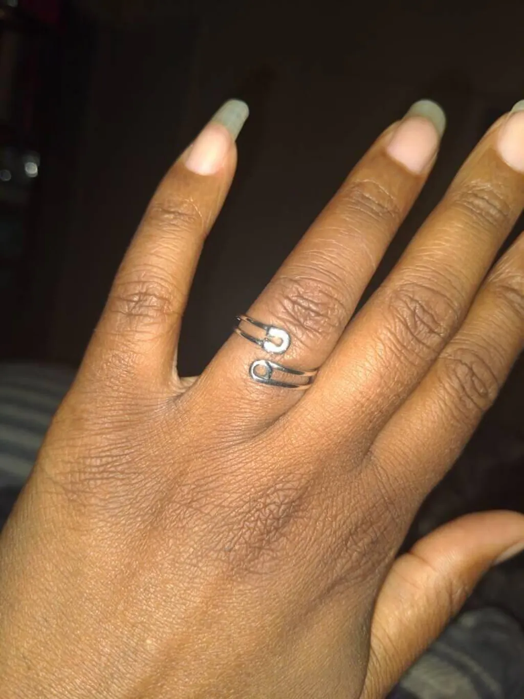 Sicherheitsnadel Ring