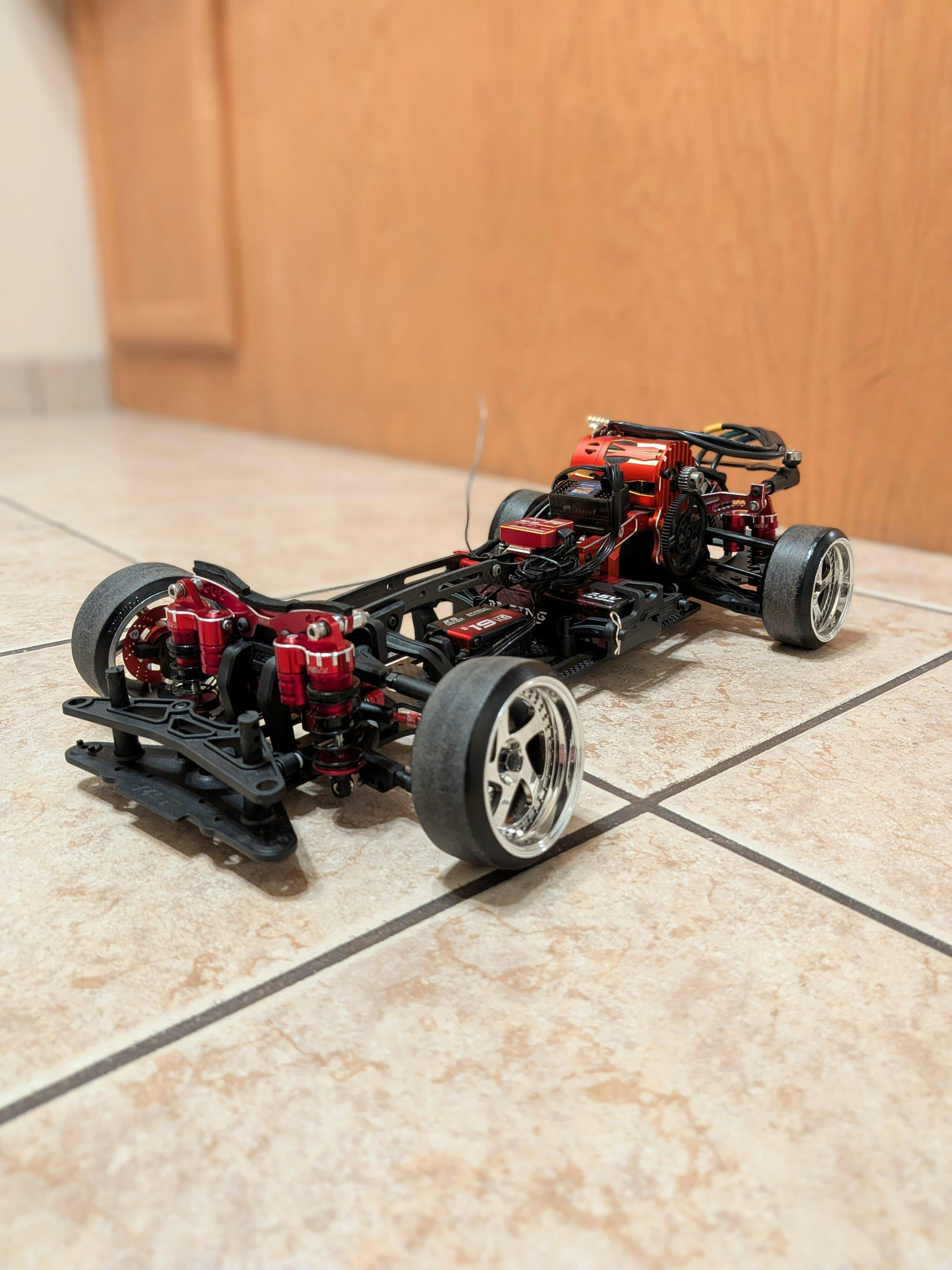 Powerhobby Lightweight Carbon Fiber Main Chassis w Upper Deck MST